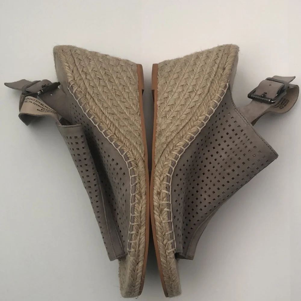 Caslon wedge espadrilles with a leather upper